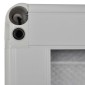 vidaXL Σήτα Παραθύρου Πλισέ με Σκίαστρο 80 x 120 εκ. Αλουμινίου