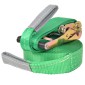 vidaXL Slackline - Ιμάντας Ισορροπίας Πράσινος 15 μ. x 50 χιλ. / 150 κ.