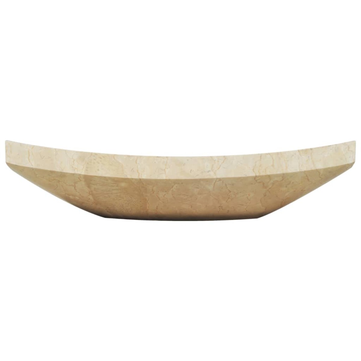 vidaXL Νιπτήρας Κρεμ 50 x 35 x 12 εκ. Μαρμάρινος