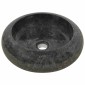 vidaXL Νιπτήρας Μαύρος 45 x 12 εκ. Μαρμάρινος