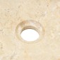 vidaXL Νιπτήρας Κρεμ 40 x 12 εκ. Μαρμάρινος