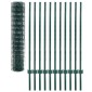 vidaXL Συρματόπλεγμα Σετ Πράσινο 20 x 1,2 μ. Ατσάλινο