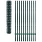 vidaXL Συρματόπλεγμα Σετ Πράσινο 20 x 1,5 μ. Ατσάλινο