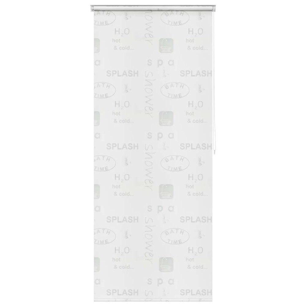 vidaXL Κουρτίνα Μπάνιου Ρολό Σχέδιο Πιτσιλιά 80 x 240 εκ.