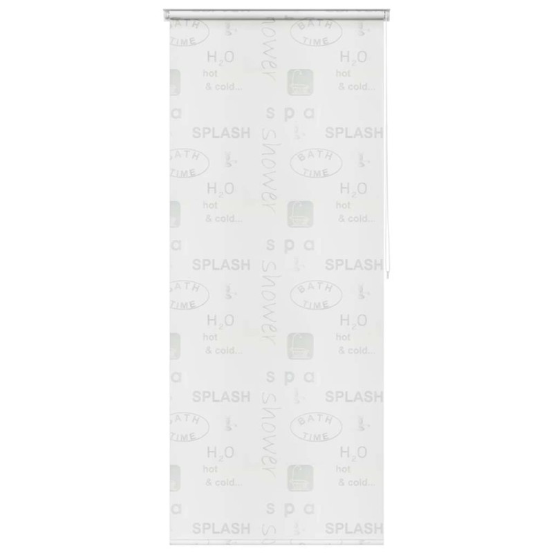 vidaXL Κουρτίνα Μπάνιου Ρολό Σχέδιο Πιτσιλιά 80 x 240 εκ.