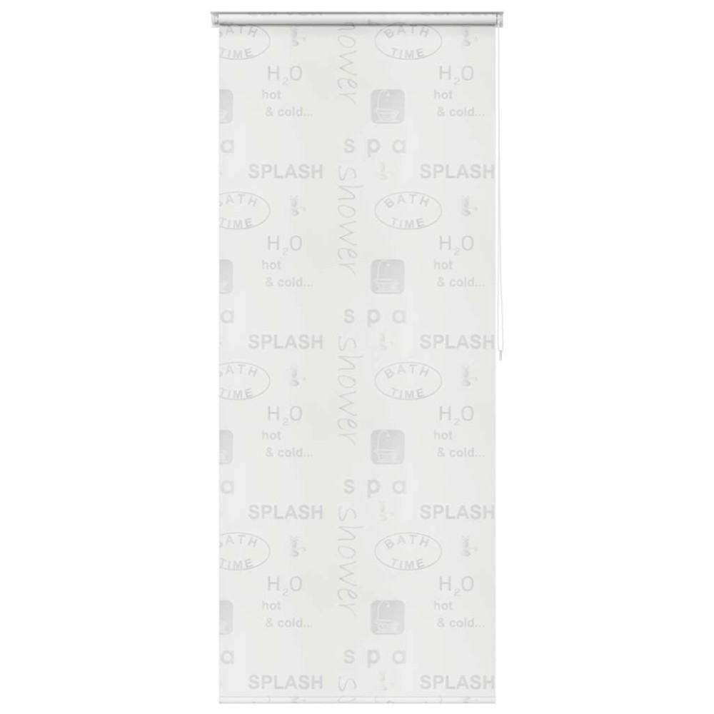 vidaXL Κουρτίνα Μπάνιου Ρολό Σχέδιο Πιτσιλιά 100 x 240 εκ.