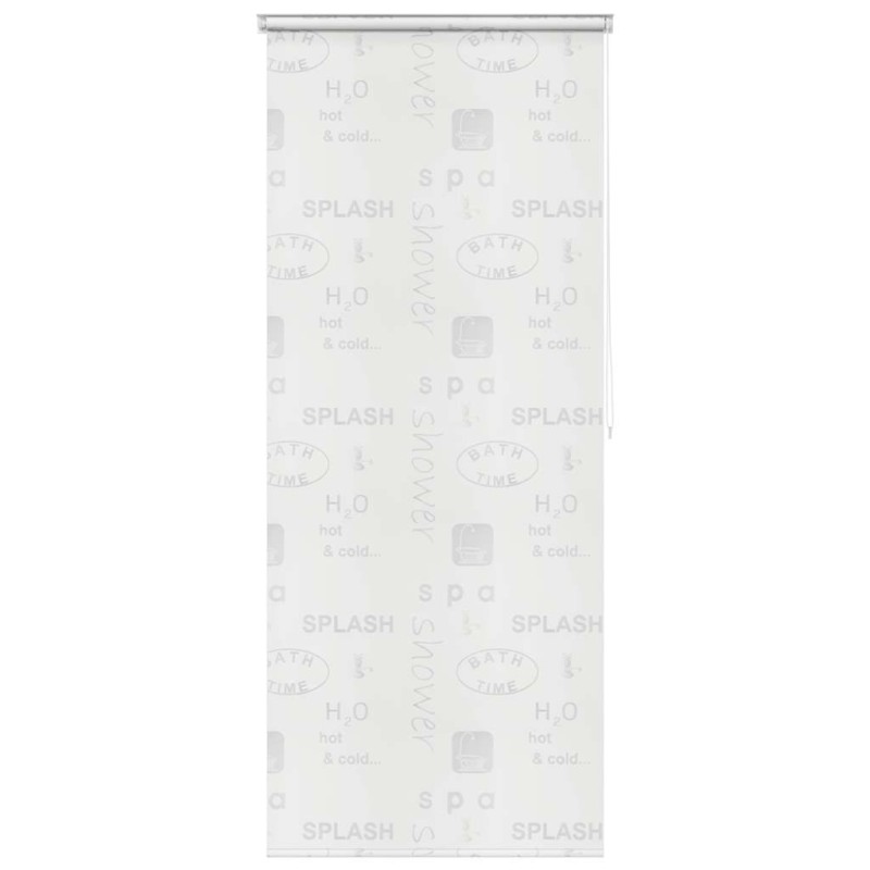 vidaXL Κουρτίνα Μπάνιου Ρολό Σχέδιο Πιτσιλιά 100 x 240 εκ.