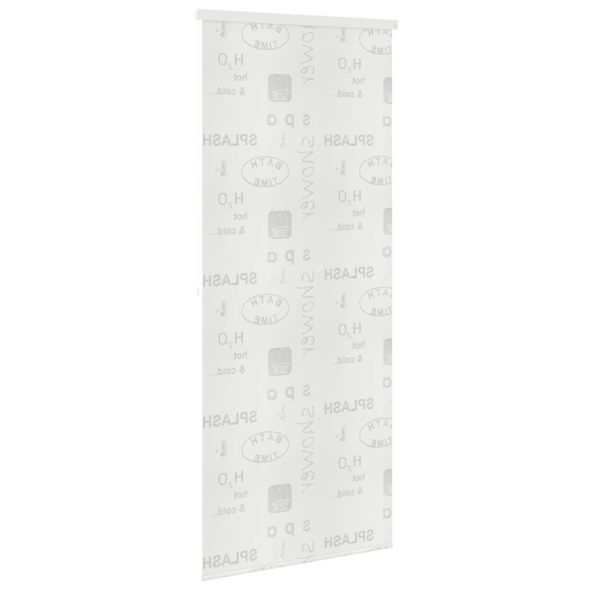 vidaXL Κουρτίνα Μπάνιου Ρολό Σχέδιο Πιτσιλιά 120 x 240 εκ.