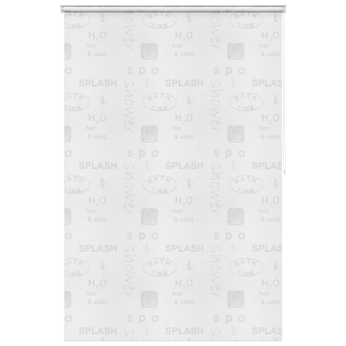 vidaXL Κουρτίνα Μπάνιου Ρολό Σχέδιο Πιτσιλιά 140 x 240 εκ.