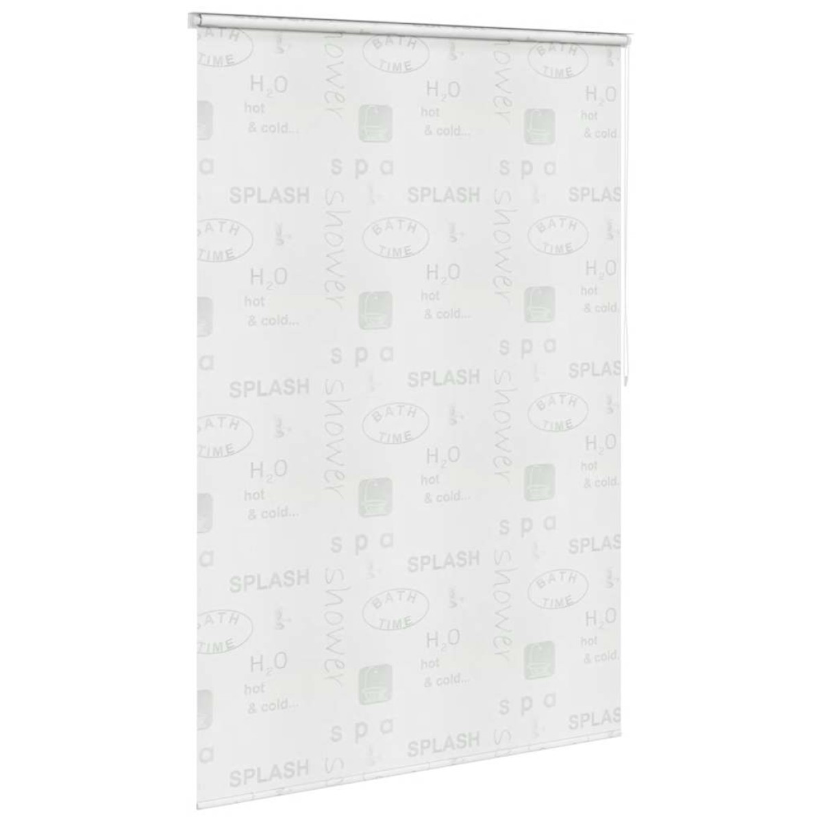 vidaXL Κουρτίνα Μπάνιου Ρολό Σχέδιο Πιτσιλιά 140 x 240 εκ.