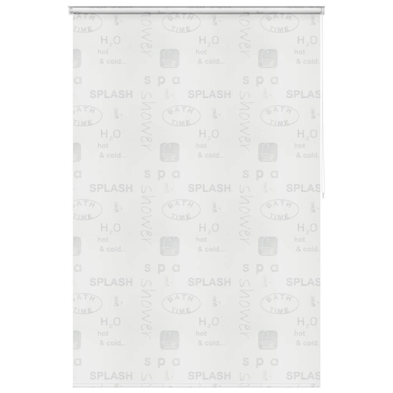 vidaXL Κουρτίνα Μπάνιου Ρολό Σχέδιο Πιτσιλιά 160 x 240 εκ.
