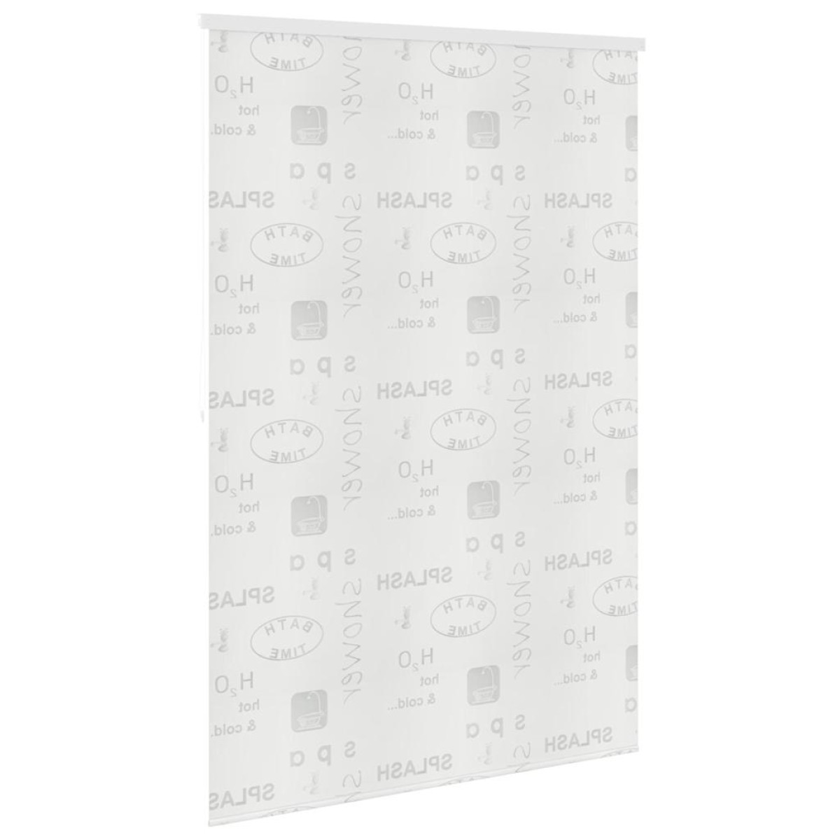 vidaXL Κουρτίνα Μπάνιου Ρολό Σχέδιο Πιτσιλιά 160 x 240 εκ.