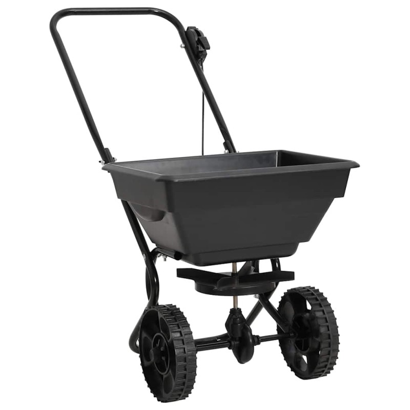 vidaXL Διανομέας Αλατιού Ώθησης 15 L 80 x 46 x 75 εκ. από PVC/Ατσάλι