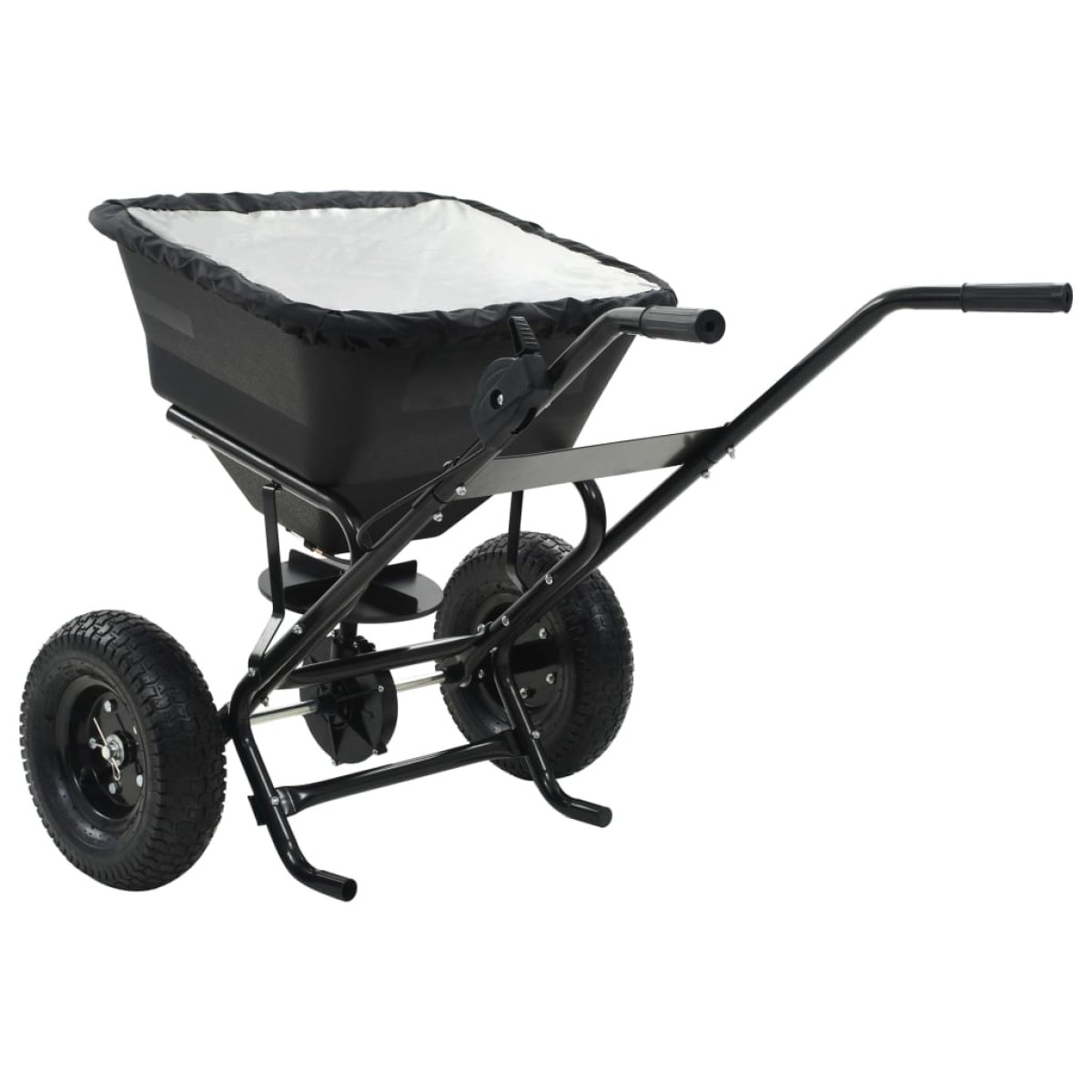vidaXL Διανομέας Αλατιού Ώθησης 45 L 106 x 73 x 76 εκ. από PVC/Ατσάλι