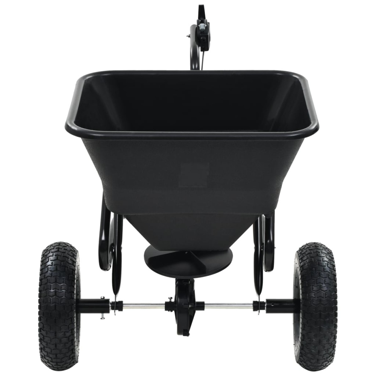 vidaXL Διανομέας Αλατιού Ελκόμενος 45 L 125x74x79 εκ. από PVC/Ατσάλι