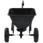 vidaXL Διανομέας Αλατιού Ελκόμενος 45 L 125x74x79 εκ. από PVC/Ατσάλι