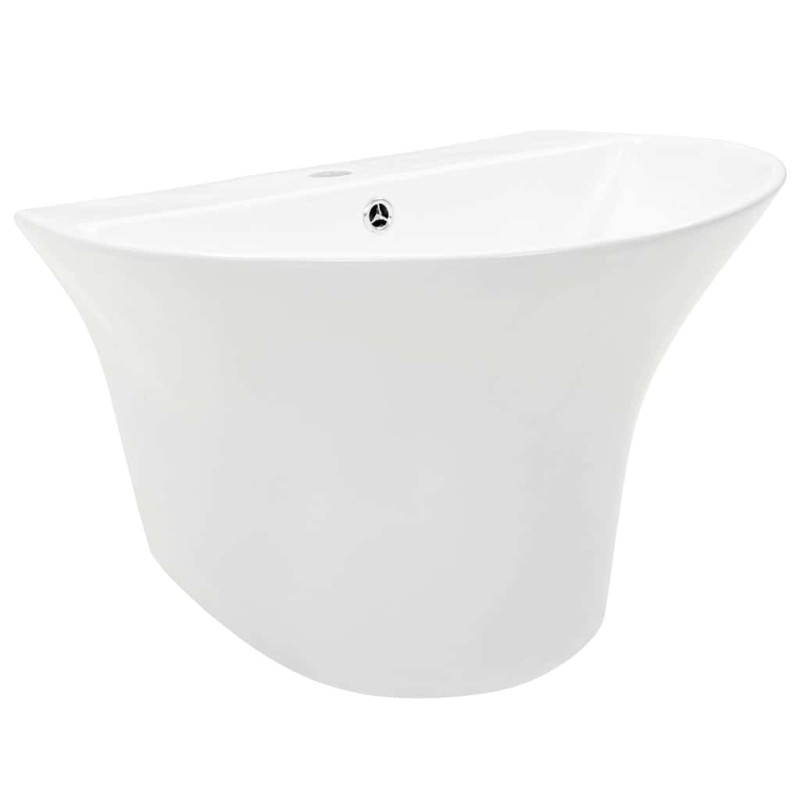 vidaXL Λεκάνη Λευκό 56 x 48 x 42 εκ. Γυαλιστερή Κεραμική