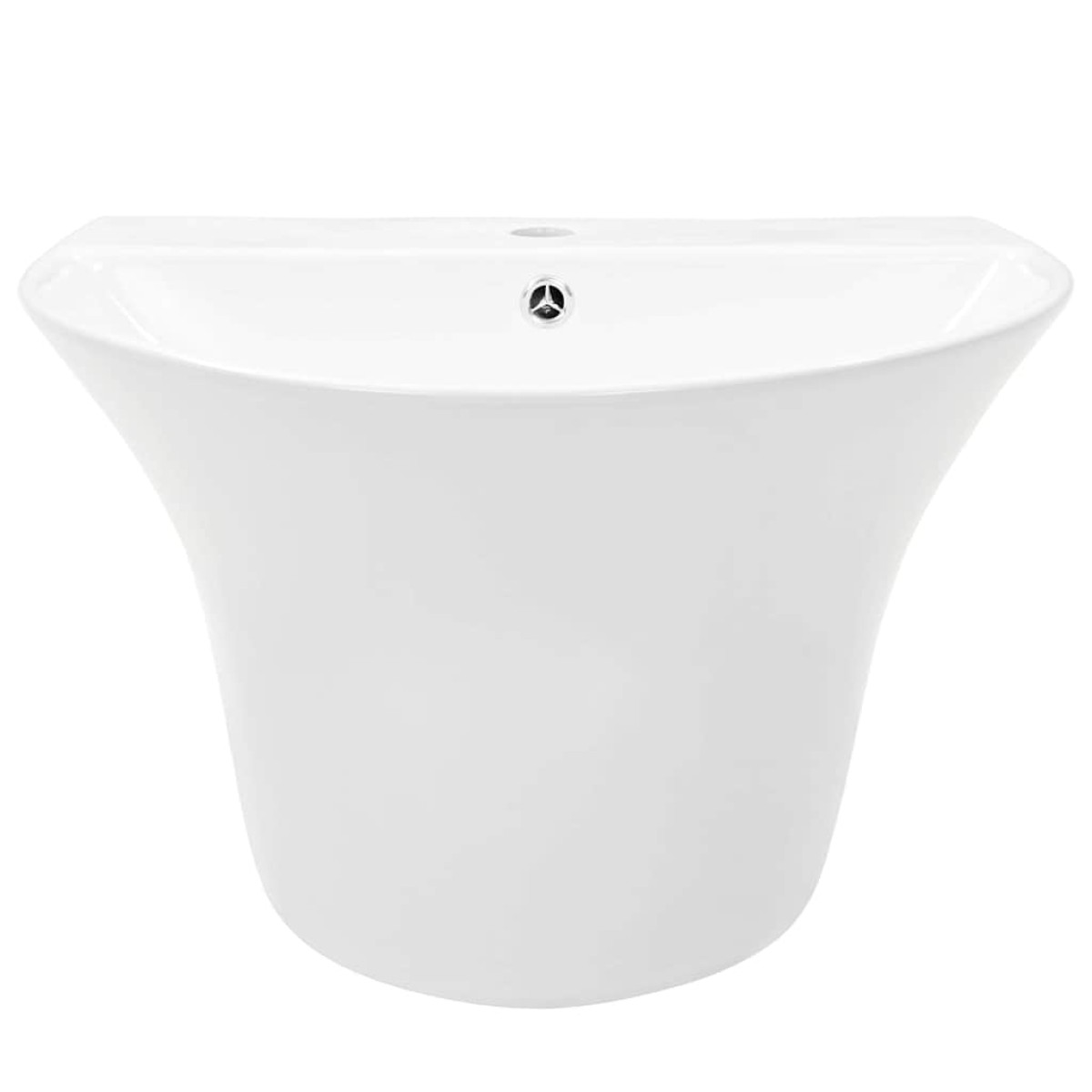 vidaXL Λεκάνη Λευκό 56 x 48 x 42 εκ. Γυαλιστερή Κεραμική