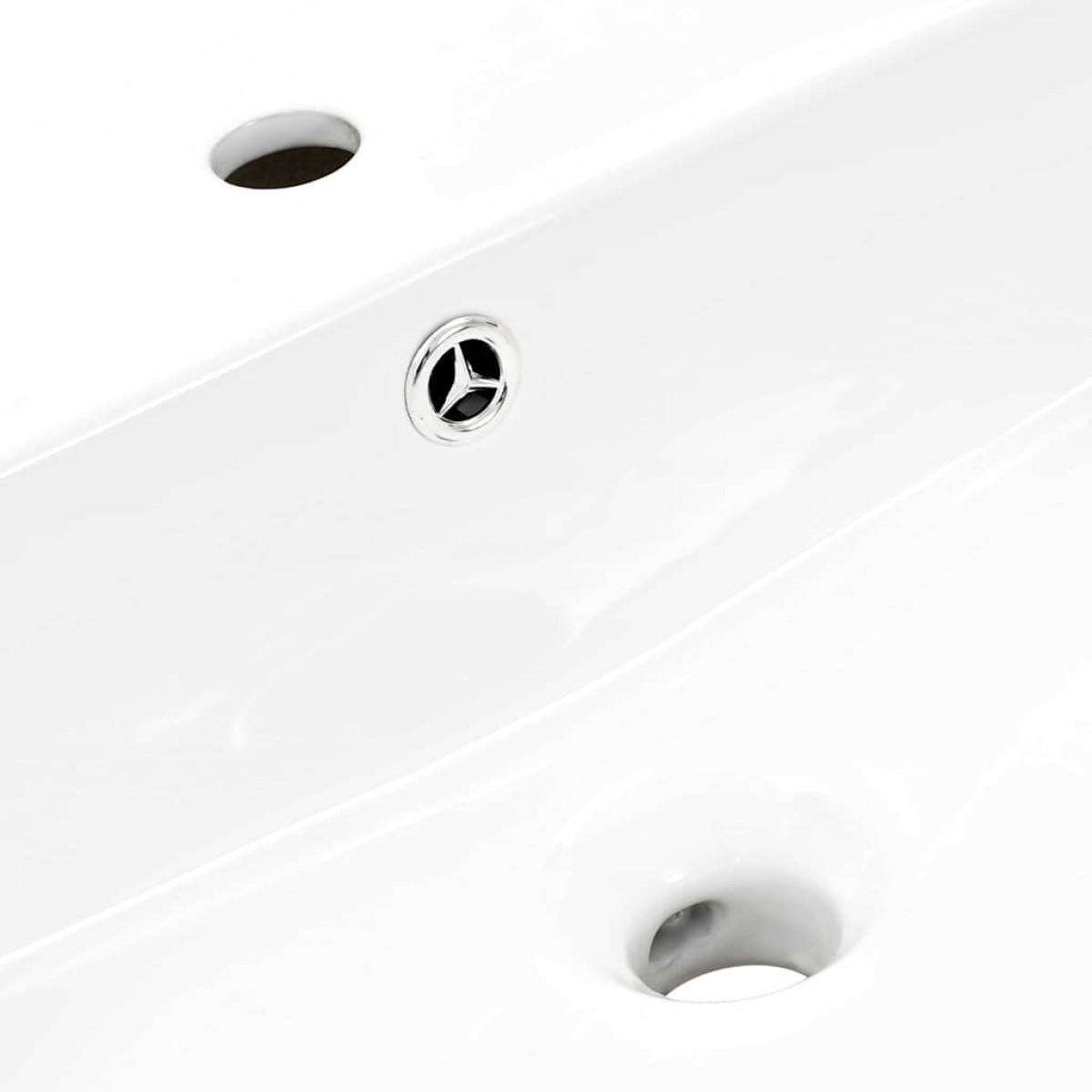 vidaXL Λεκάνη Λευκό 50 x 45 x 41 εκ. Γυαλιστερή Κεραμική