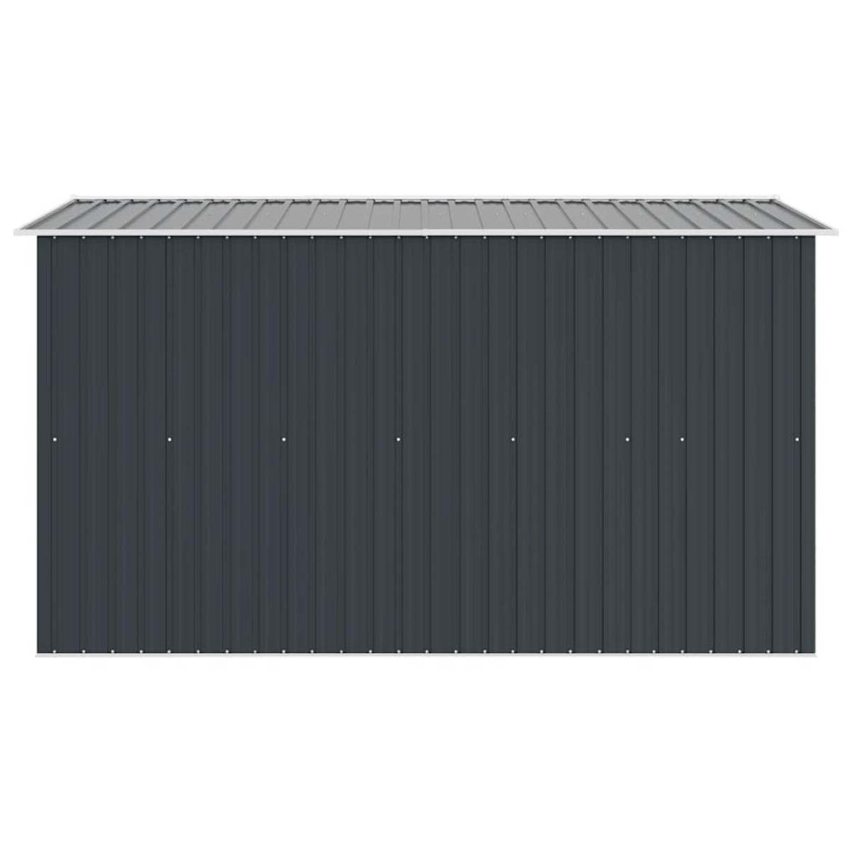 vidaXL Αποθήκη Κήπου Ανθρακί 257 x 298 x 178 εκ. από Μέταλλο