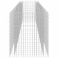 vidaXL Συρματοκιβώτιο-Γλάστρα Υπερυψωμένη 450x90x100 εκ. Γαλβ. Χάλυβας