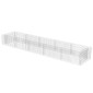 vidaXL Συρματοκιβώτιο-Γλάστρα Υπερυψωμένη 450x90x50 εκ. Γαλβ. Χάλυβας