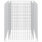 vidaXL Συρματοκιβώτιο-Γλάστρα Υπερυψωμένη 90x90x100 εκ. Γαλβ. Χάλυβας