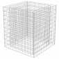 vidaXL Συρματοκιβώτιο-Γλάστρα Υπερυψωμένη 90x90x100 εκ. Γαλβ. Χάλυβας