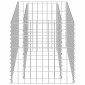 vidaXL Συρματοκιβώτιο-Γλάστρα Υπερυψωμένη 90x50x50 εκ. Γαλβ. Χάλυβας