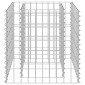 vidaXL Συρματοκιβώτιο-Γλάστρα Υπερυψωμένη 50x50x50 εκ. Γαλβ. Χάλυβας