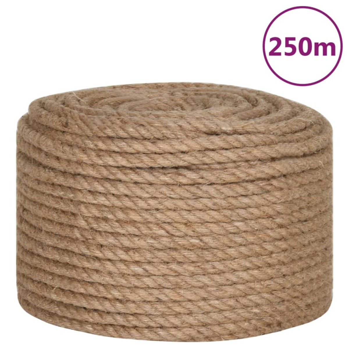 vidaXL Σχοινί 12 χιλ. / 250 μ. από 100% Γιούτα