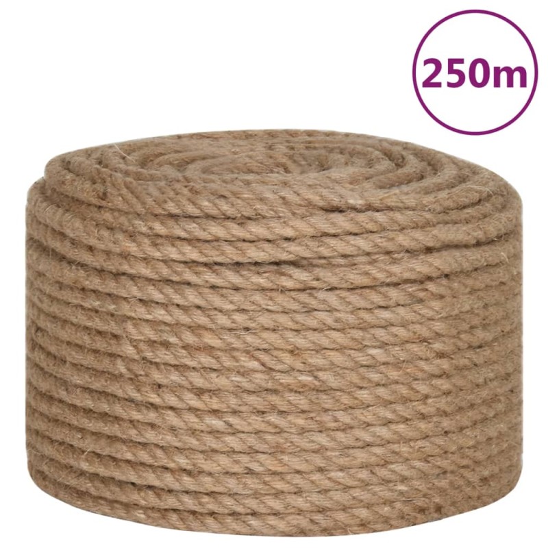 vidaXL Σχοινί 12 χιλ. / 250 μ. από 100% Γιούτα