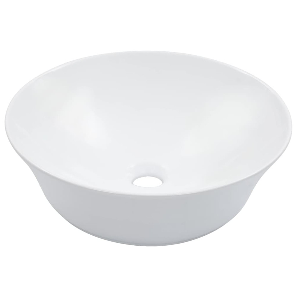 vidaXL Νιπτήρας Λευκός 41 x 12,5 εκ. Κεραμικός