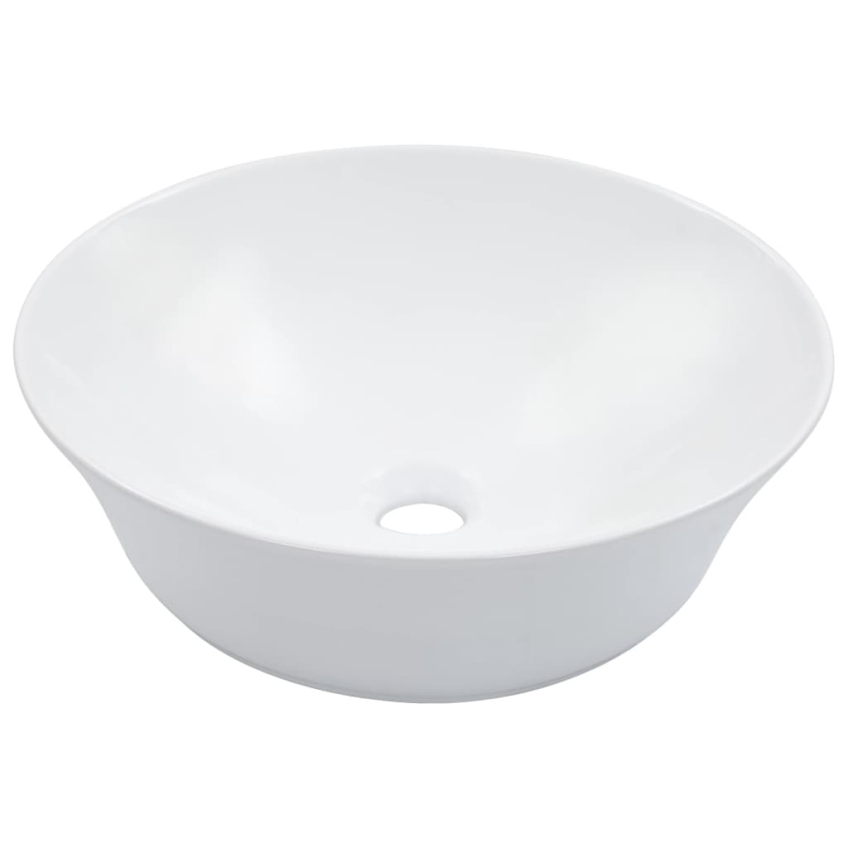 vidaXL Νιπτήρας Λευκός 41 x 12,5 εκ. Κεραμικός