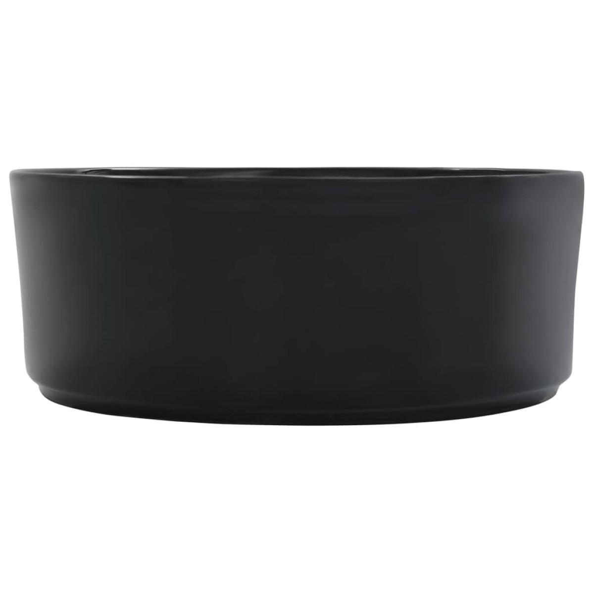 vidaXL Νιπτήρας Μαύρος 36 x 14 εκ. Κεραμικός