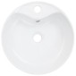 vidaXL Νιπτήρας με Οπή Υπερχείλισης Λευκός 36 x 13 εκ. Κεραμικός