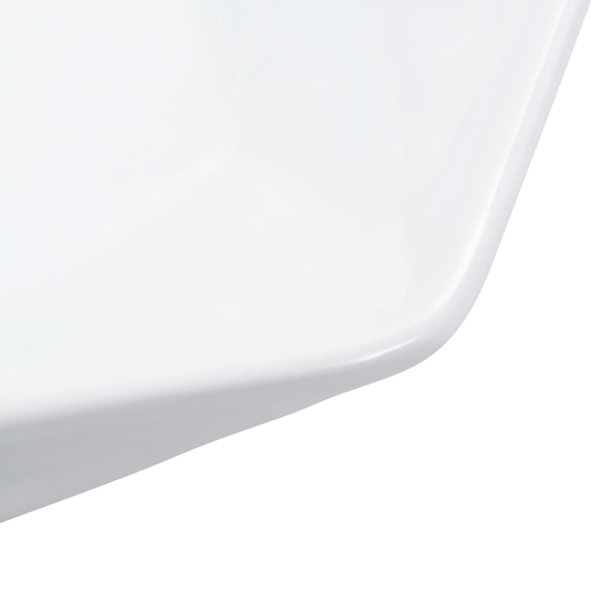 vidaXL Νιπτήρας Λευκός 41 x 36,5 x 12 εκ. Κεραμικός