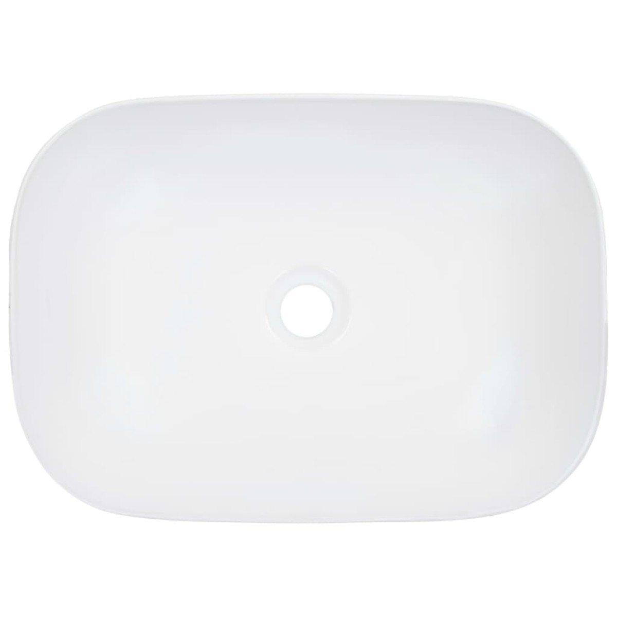 vidaXL Νιπτήρας Λευκός 45,5 x 32 x 13 εκ. Κεραμικός