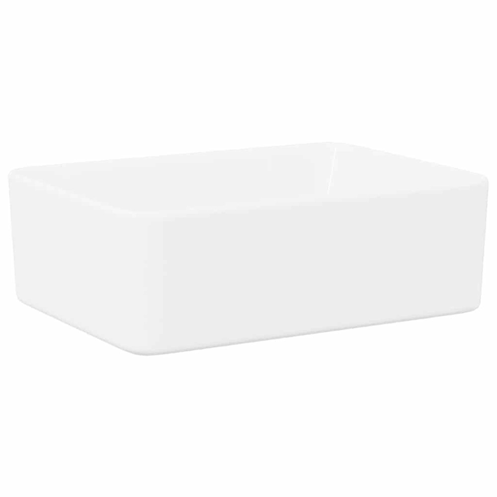 vidaXL Νιπτήρας Λευκός 40 x 30 x 13 εκ. Κεραμικός