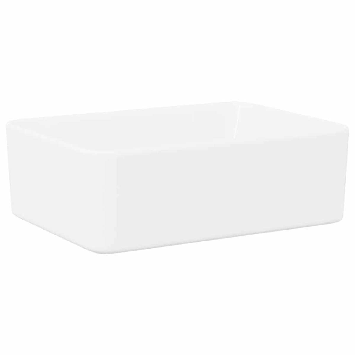 vidaXL Νιπτήρας Λευκός 40 x 30 x 13 εκ. Κεραμικός