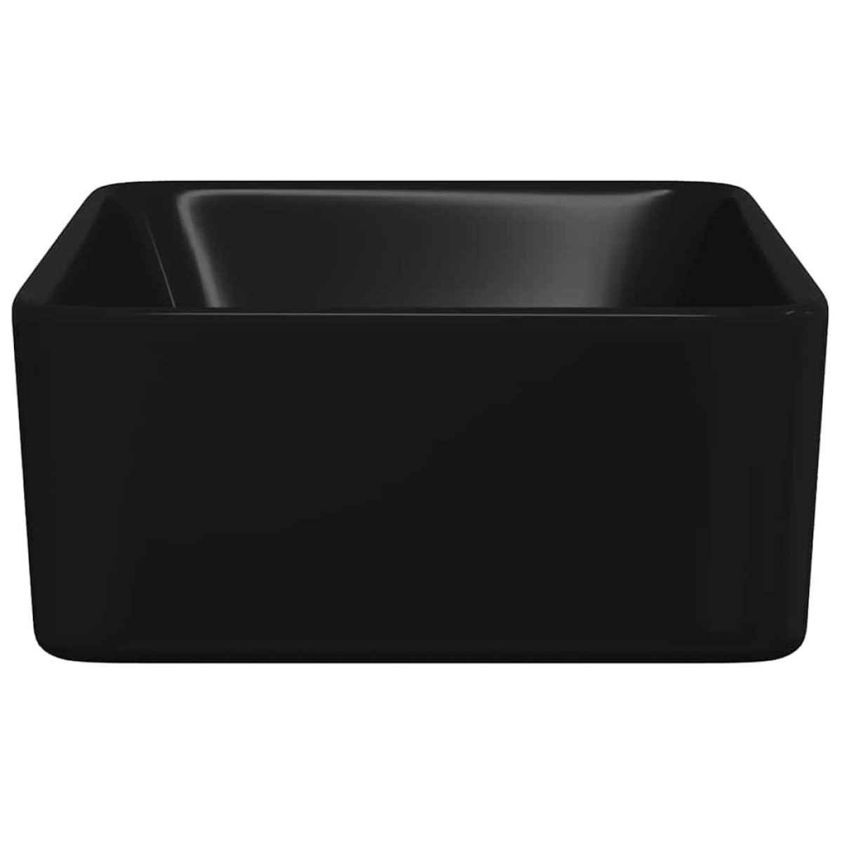 vidaXL Νιπτήρας Μαύρος 40 x 30 x 13 εκ. Κεραμικός