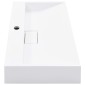 vidaXL Νιπτήρας Λευκός 60x38x11 εκ. Συνθετικός από Τεχνητό Μάρμαρο