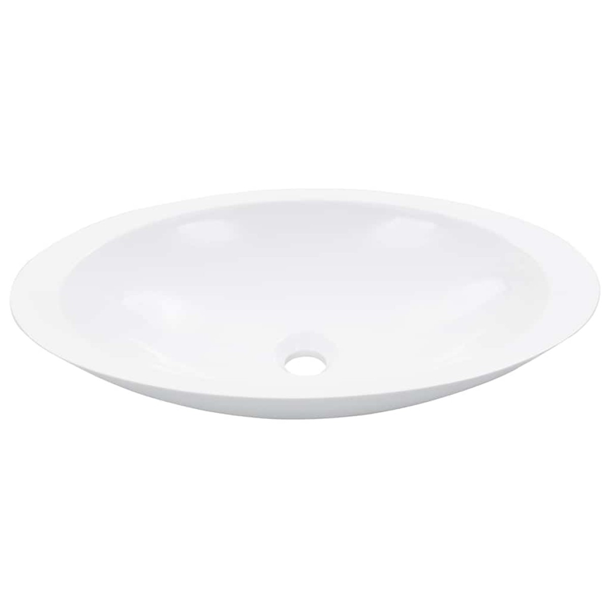 vidaXL Νιπτήρας Λευκός 59,3x35,1x10,7 εκ. Συνθετικός Τεχνητό Μάρμαρο