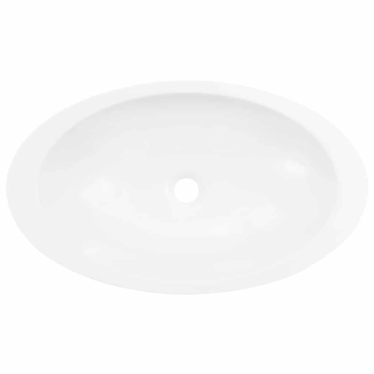 vidaXL Νιπτήρας Λευκός 59,3x35,1x10,7 εκ. Συνθετικός Τεχνητό Μάρμαρο