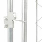 vidaXL Κλουβί Σκύλου Εξωτερικού Χώρου 200 x 100 x 125 εκ. με Στέγαστρο