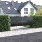 vidaXL Πόρτα Περίφραξης Κήπου Ανθρακί 350 x 125 εκ. Ατσάλινη
