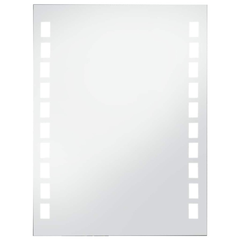 vidaXL Καθρέφτης Μπάνιου Τοίχου με LED 60 x 80 εκ.