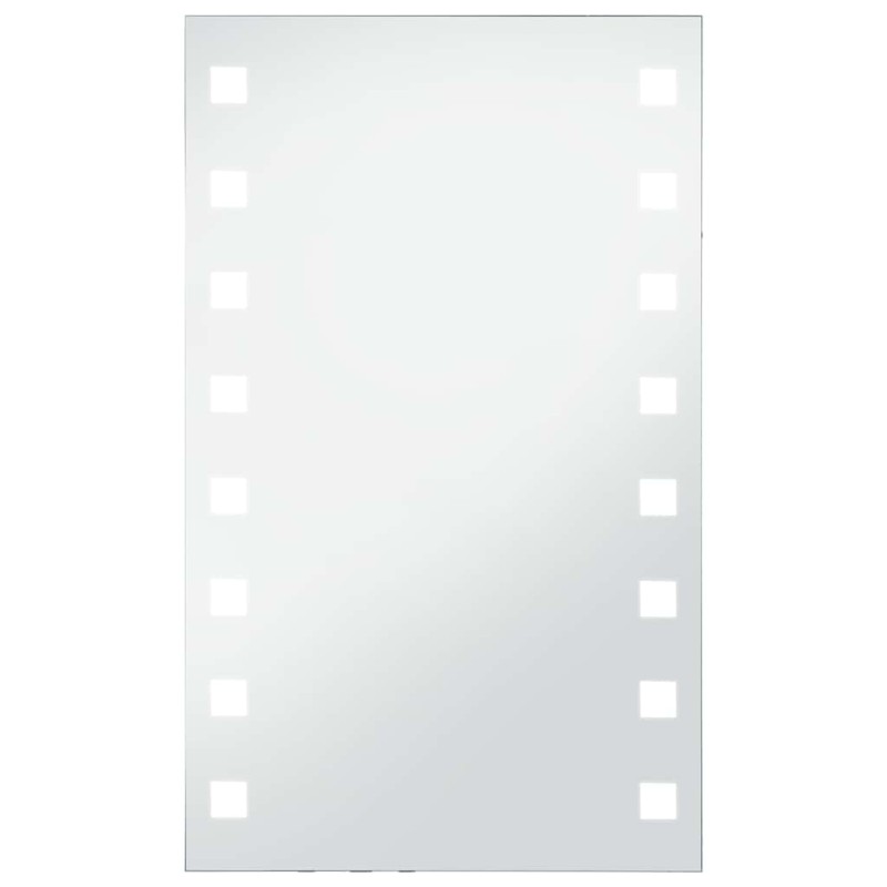 vidaXL Καθρέφτης Μπάνιου Τοίχου με LED 60 x 100 εκ.