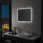 vidaXL Καθρέφτης Μπάνιου Τοίχου με LED 80 x 60 εκ.