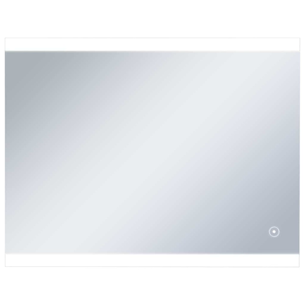 vidaXL Καθρέφτης Μπάνιου Τοίχου με LED/Αισθητήρα Κίνησης 80 x 60 εκ.